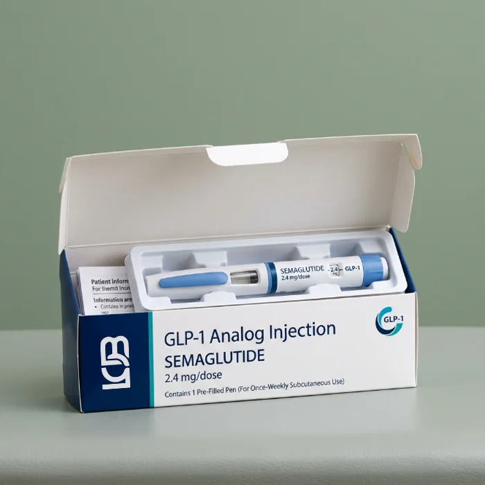 GLP-1 Packaging with logo