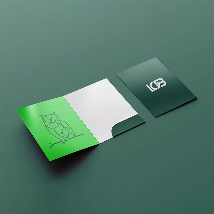 custom Printed presentation folders