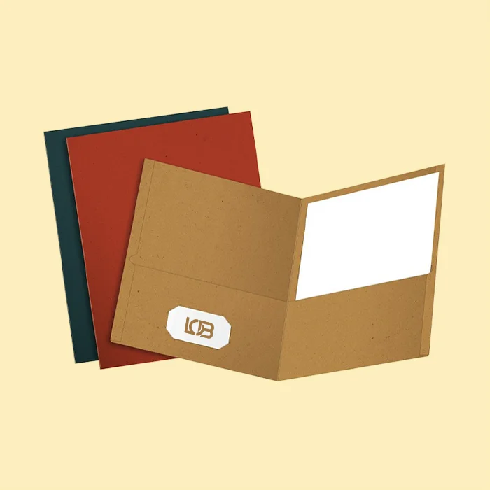 custom folders with pockets wholesale