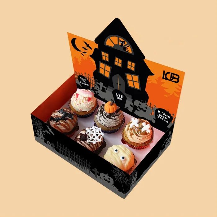 halloween cupcake packaging
