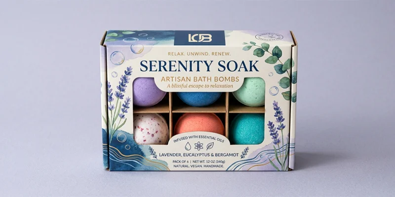 Bath Bomb Boxes Packaging